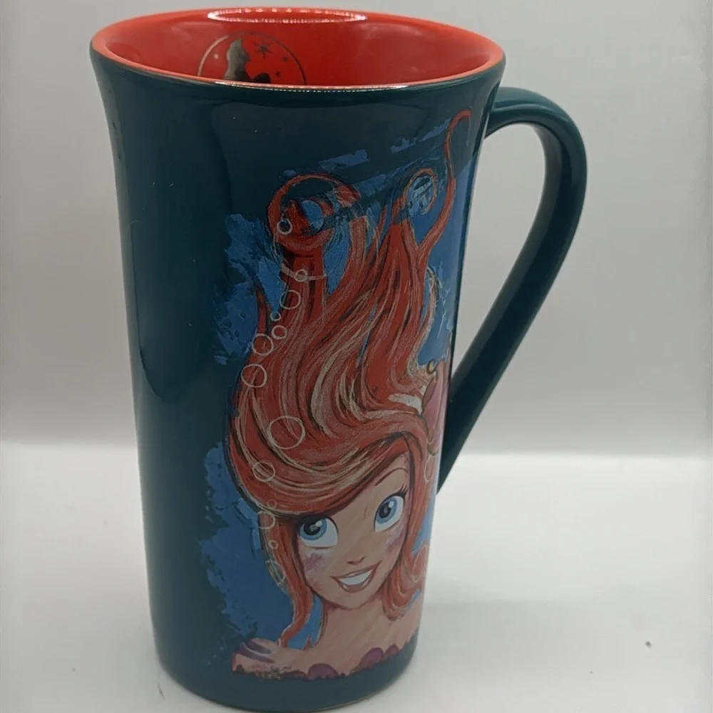 Disney Ariel art or Ariel  Mug with Red and Blue Design